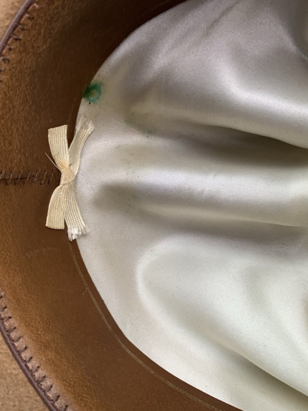 Vintage Stetson John B. Stetson 4x Beaver XXXX Stetson Tan Cowboy Hat Bullriding - Picture 9 of 12